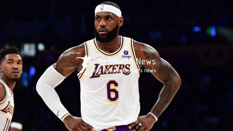 Lakers’ LeBron James says right leg sore after injury scare, hopes to play Tuesday with ‘around the clock’ treatment