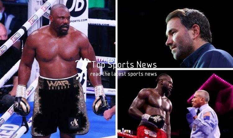 Derek Chisora trainer mocks Eddie Hearn over Deontay Wilder call | Boxing | Sport