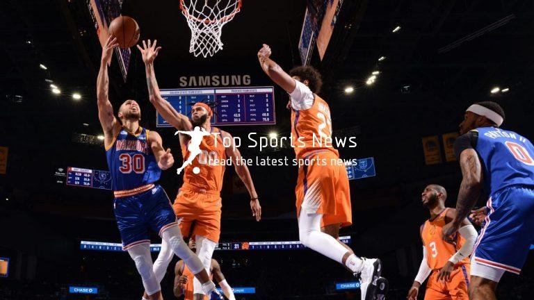 Stephen Curry’s 23 points help Golden State Warriors bring Phoenix Suns’ historic 18-game win streak to a halt