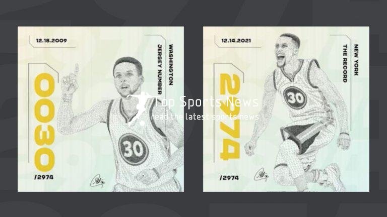 Golden State Warriors’ Stephen Curry launches ‘2974’ NFT collection in celebration of 3-point record