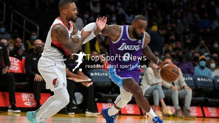 Los Angeles Lakers’ LeBron James scores season-high 43 in blowout win over Blazers